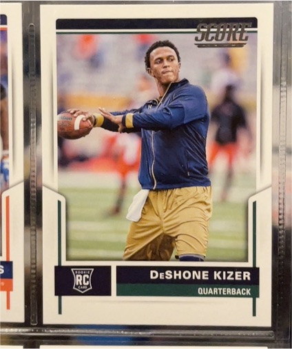 2017 Panini Score #381 DeShone Kizer — front