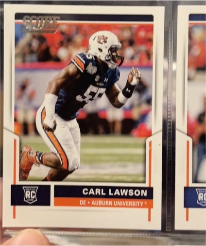 2017 Score #379 Carl Lawson — front