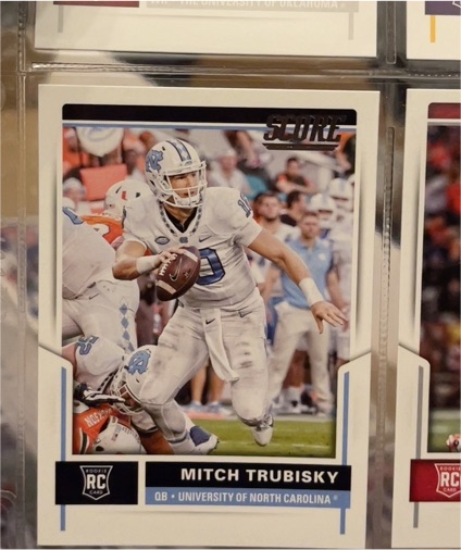 2017 Score #349 Mitch Trubisky — front