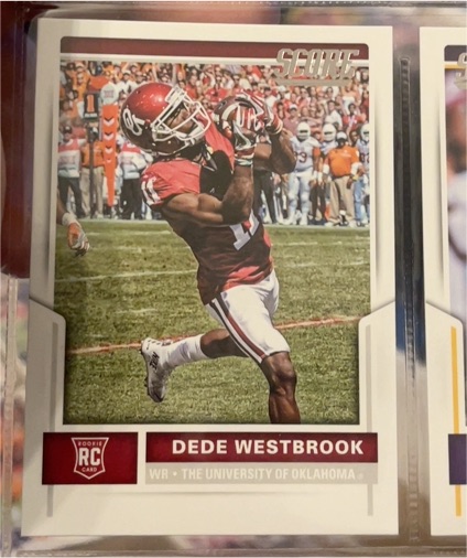 2017 Score #346 Dede Westbrook Rookie — front