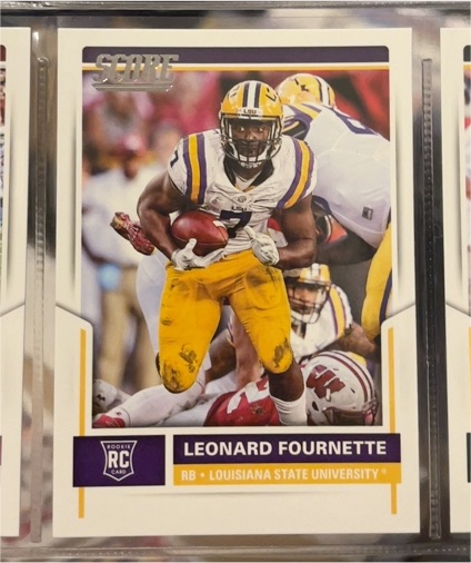 2017 Panini Score #347 Leonard Fournette — front