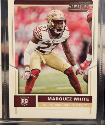 2017 Score #345 Marquez White — front