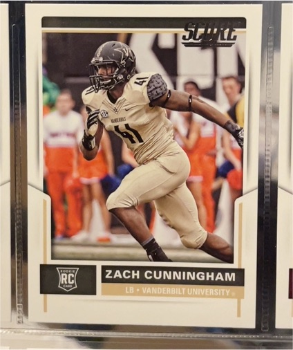 2017 Score #344 Zach Cunningham — front