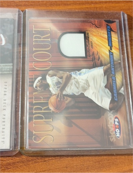 2004-05 NBA Hoops Supreme Court #SC/CA Carmelo Anthony — front