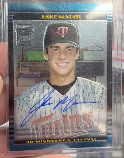 2002 Bowman Chrome #324 Jake Mauer — front