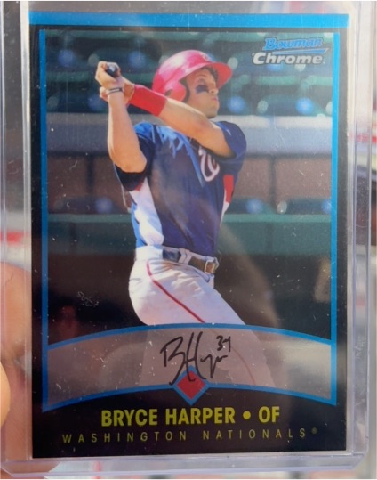 2011 Bowman Chrome Throwbacks #BCT10 Bryce Harper — front