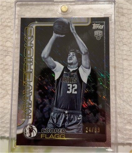2025-26 Topps Blackout #201 Cooper Flagg — front