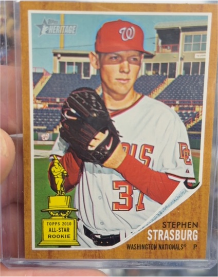 2011 Topps Heritage #35 Stephen Strasburg — front