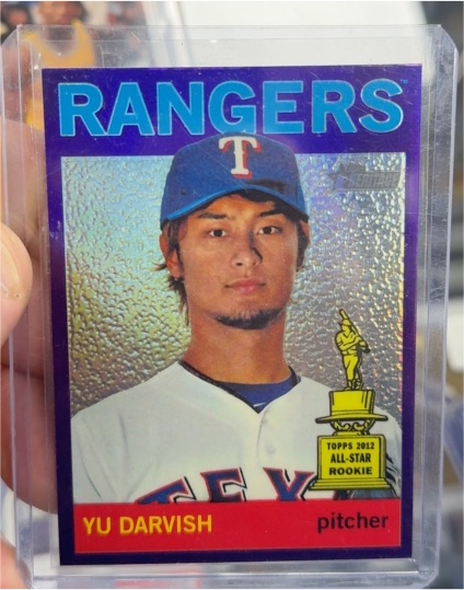 2013 Topps Heritage Chrome #HC40 Yu Darvish — front
