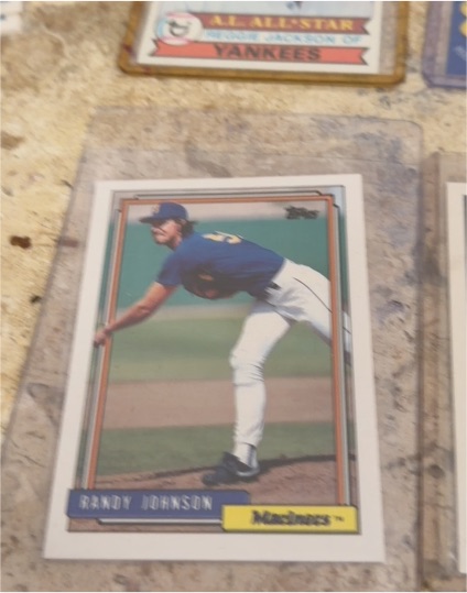 1992 Topps #525 Randy Johnson — front