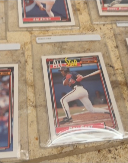 1991 Topps #391 Ron Gant — front