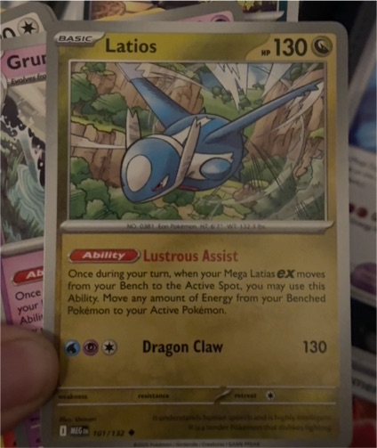 2015 Pokémon MEG #101 Latios — front