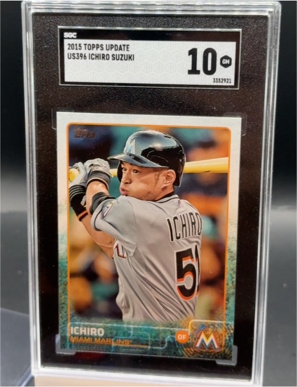 2015 Topps Update #US396 Ichiro Suzuki — front