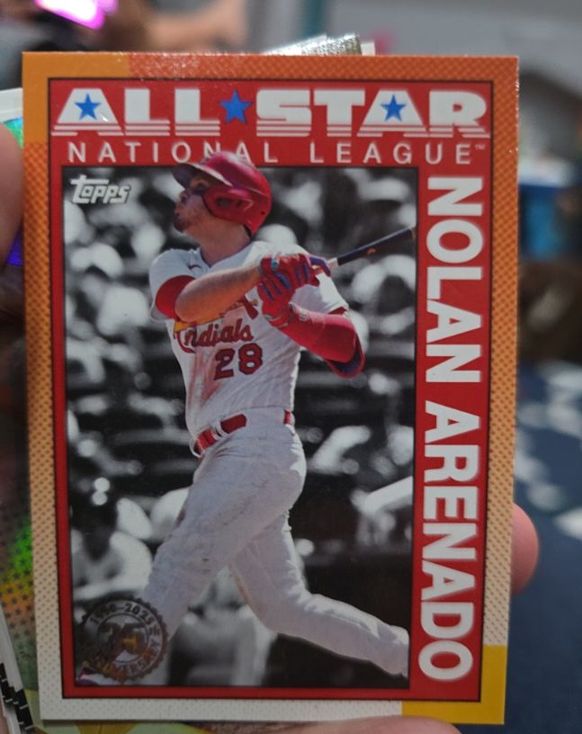 2025 Topps Series 2 1990 Topps All-Star #90AS-5 Nolan Arenado — front