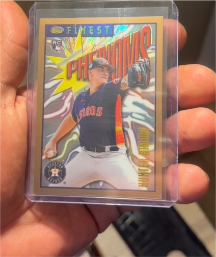 2023 Topps Finest Flashbacks Phenoms #3 Hunter Brown — front