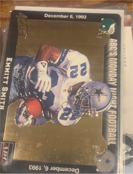 1993 Action Packed Monday Night Football #59 Emmitt Smith — front