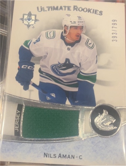 2022-23 Upper Deck Ultimate Collection #107 Nils Aman — front
