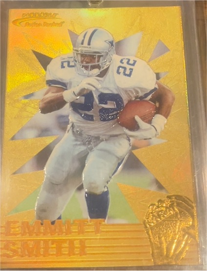 1997 Pacific Invincible #39 Emmitt Smith — front
