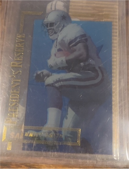 1996 Collector's Edge President's Reserve #54 Deion Sanders — front