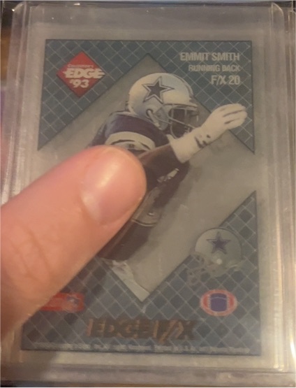 1993 Collector's Edge #F/X 20 Emmitt Smith — front