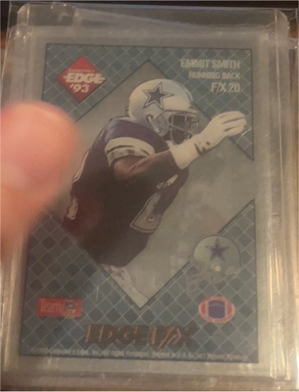 1993 Collector's Edge #F/X 20 Emmitt Smith — front
