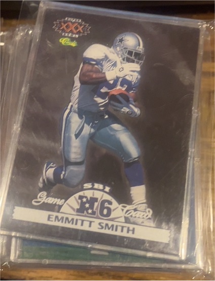 1995 Classic Super Bowl XXX #N6 Emmitt Smith — front