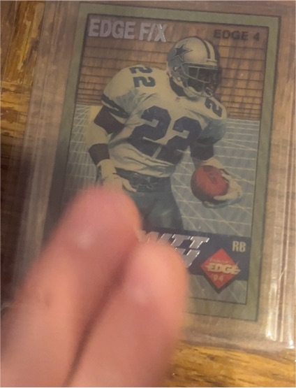 1994 Collector's Edge Edge F/X #EDGE 4 Emmitt Smith — front