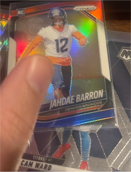 2025 Panini Prizm #350 Jahdae Barron — front