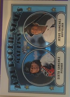 2021 Topps Heritage #15 Sixto Sanchez / Jesus Sanchez — front