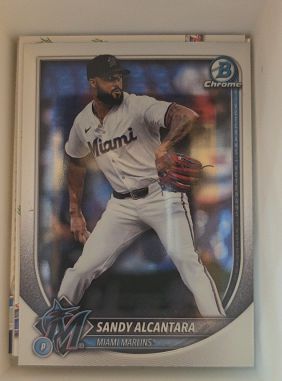 2025 Bowman Chrome #48 Sandy Alcantara — front