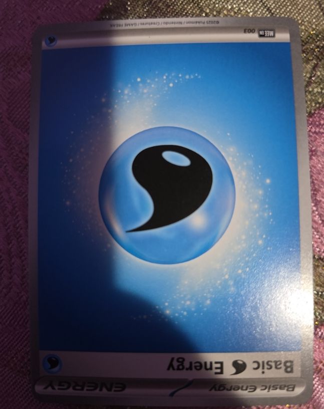 2023 Pokémon Scarlet & Violet #003 Basic Water Energy — front