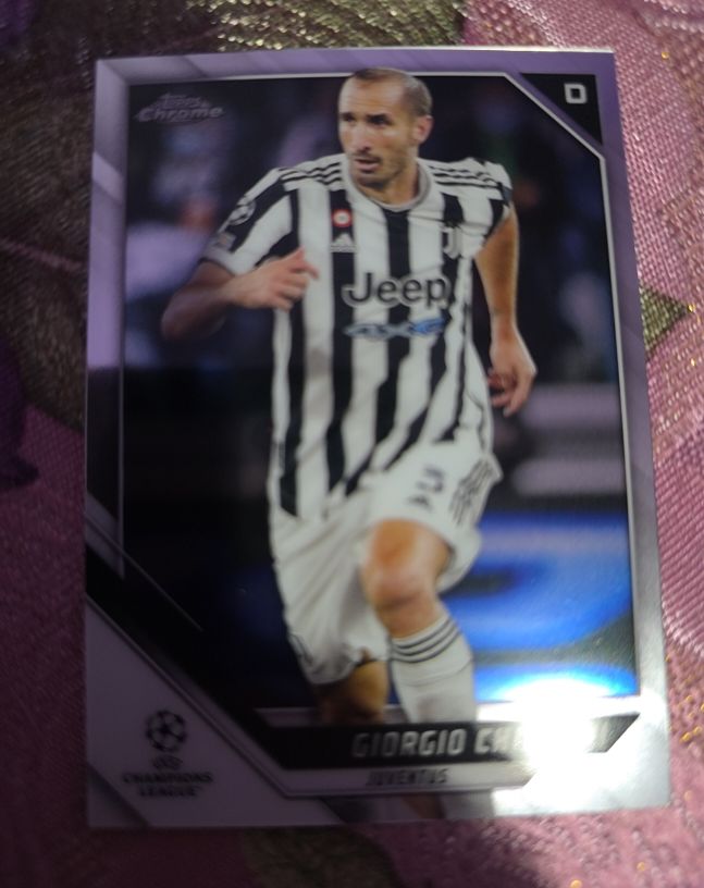 2021-22 Topps Chrome UEFA Champions League #82 Giorgio Chiellini — front