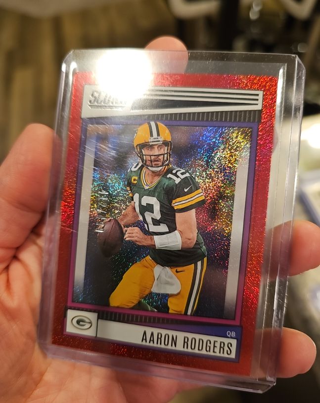 2022 Panini Score #96 Aaron Rodgers — front