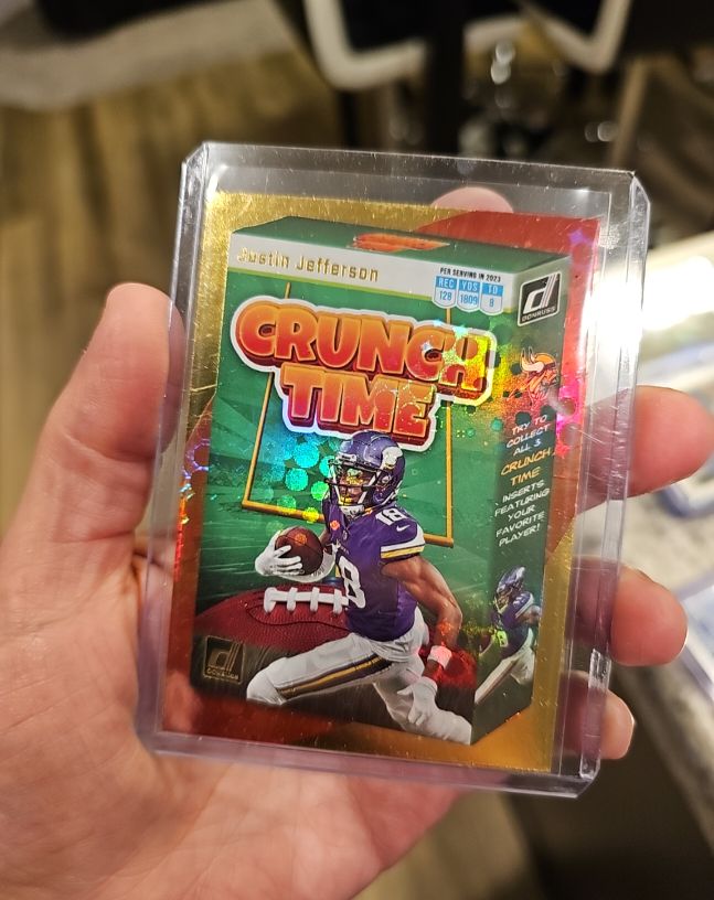2023 Panini Donruss #CT-13 Justin Jefferson Crunch Time — front
