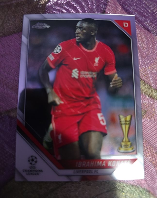 2021-22 Topps Chrome UEFA Champions League #183 Ibrahima Konate Liverpool FC — front