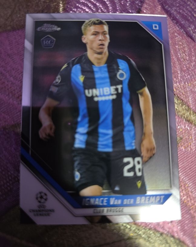 2021-22 Topps Chrome UEFA Champions League #156 Ignace Van der Brempt — front