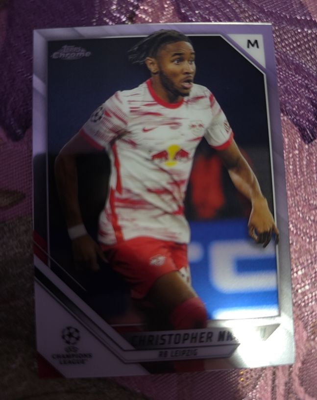 2021-22 Topps Chrome UEFA Champions League #45 Christopher Nkunku RB Leipzig — front