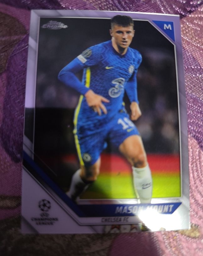 2021-22 Topps Chrome UEFA Champions League #77 Mason Mount — front