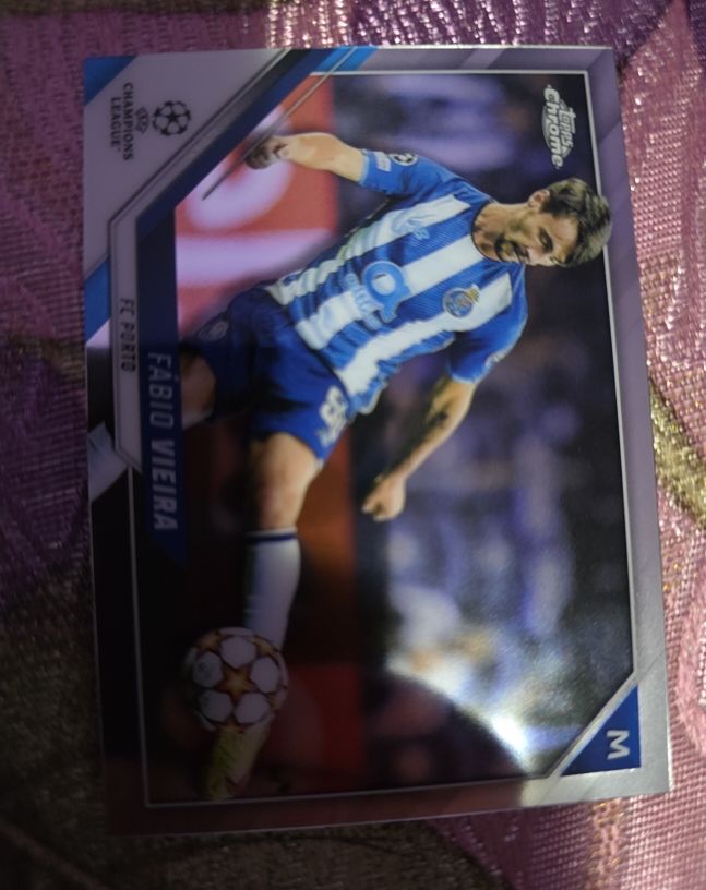 2021-22 Topps Chrome UEFA Champions League #163 Fabio Vieira — front