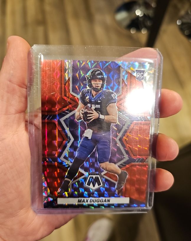 2023 Panini Mosaic Draft Picks #44 Max Duggan — front