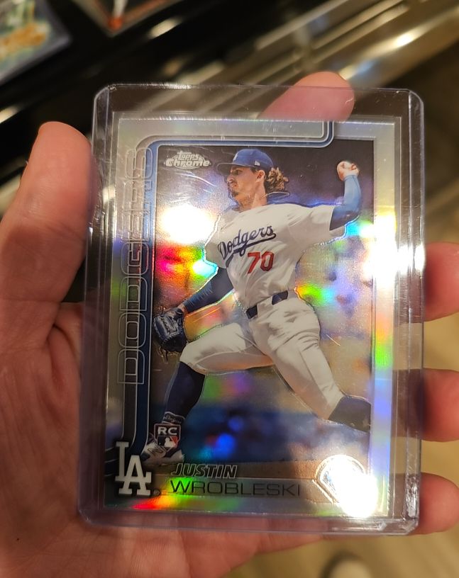 2025 Topps Chrome #38 Justin Wrobleski — front