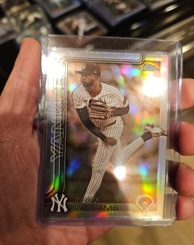 2025 Topps Chrome #153 Devin Williams Sepia Refractor — front