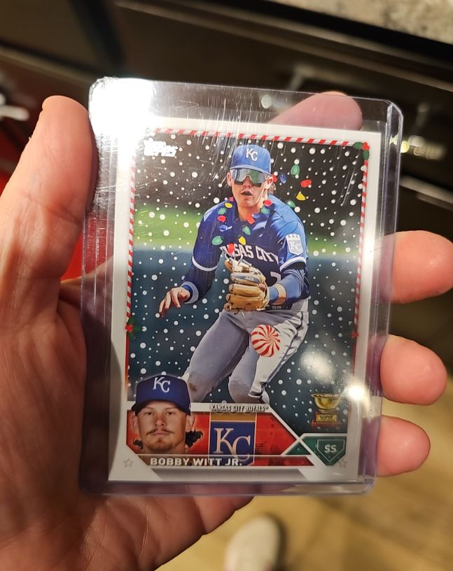 2023 Topps Holiday #H102 Bobby Witt Jr. Kansas City Royals — front