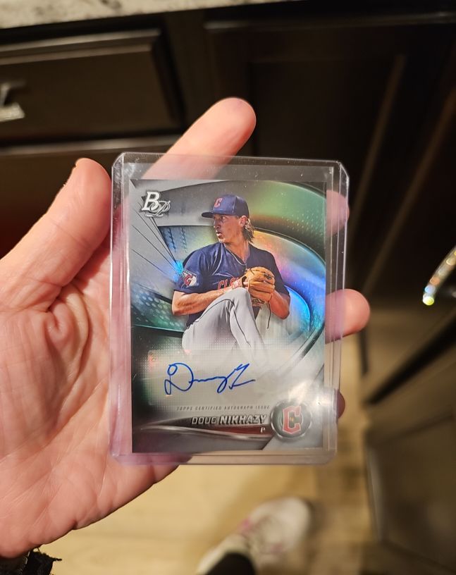 2022 Bowman Platinum #TOP-70 Doug Nikhazy — front