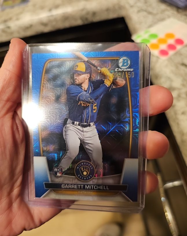 2023 Bowman Chrome #41 Garrett Mitchell — front