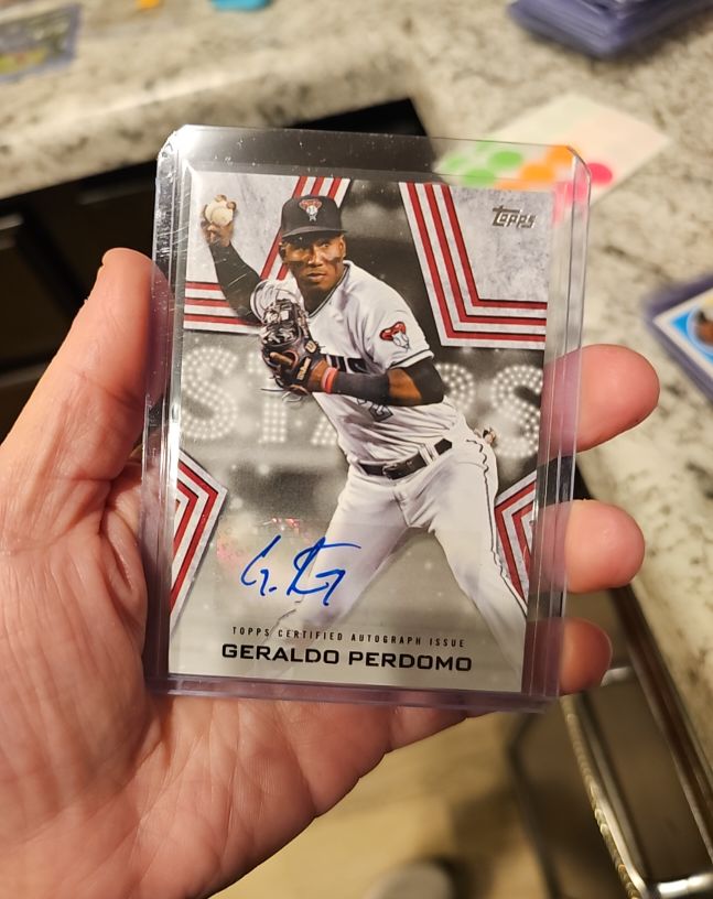 2023 Topps Series 1 Baseball Stars Autograph #BSA-GP Geraldo Perdomo — front