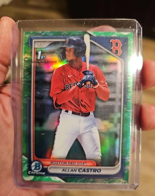 2024 Bowman Chrome #BCP-14 Allan Castro — front