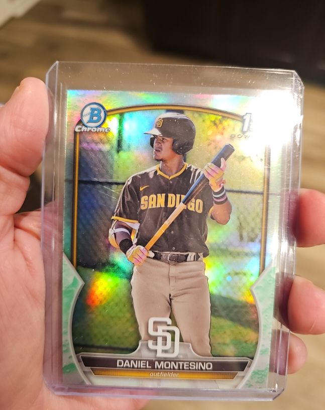 2023 Bowman Chrome #BCP-114 Daniel Montesino — front
