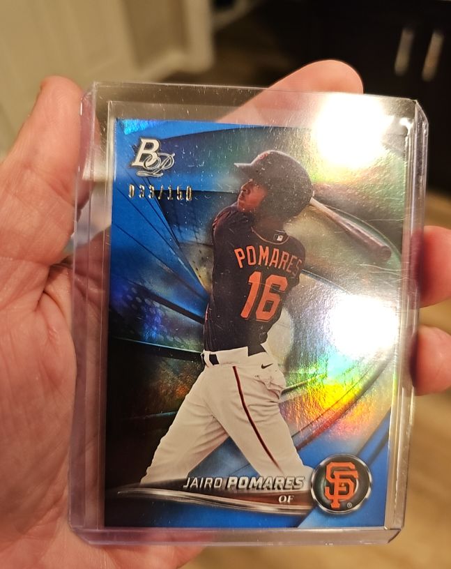 2022 Bowman Platinum #TOP-25 Jairo Pomares — front
