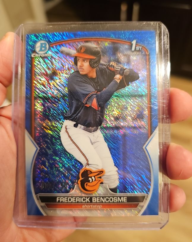 2023 Bowman Chrome #BCP-35 Frederick Bencosme — front